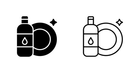 Dishwashing Vector Icon