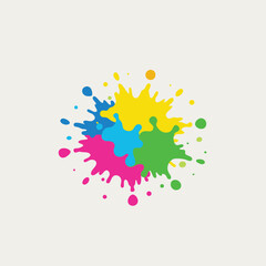 paint color spalsh design