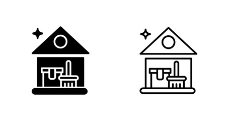 Spring Cleaning Vector Icon