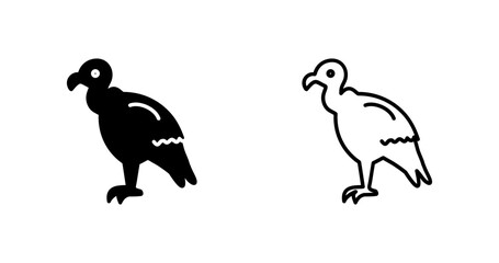 Vulture Vector Icon