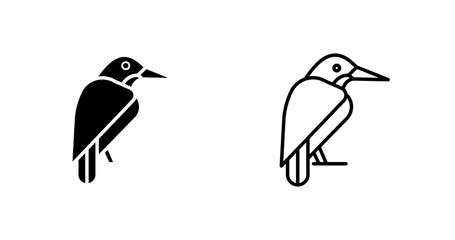 Kingfisher Vector Icon