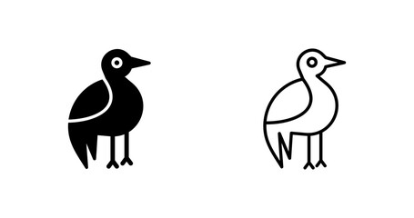 Stork Vector Icon
