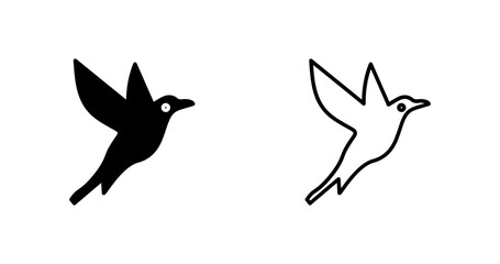 Hummingbird Vector Icon