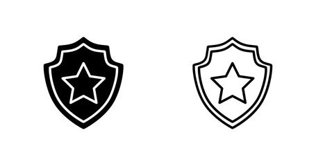 Security Badge Vector Icon