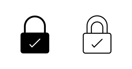 Secure Lock Vector Icon