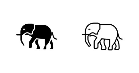 Elephant Vector Icon