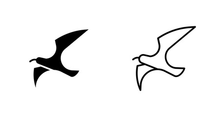 Seagull Vector Icon
