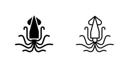 Squid Vector Icon