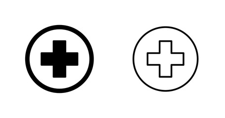 Red Cross Vector Icon
