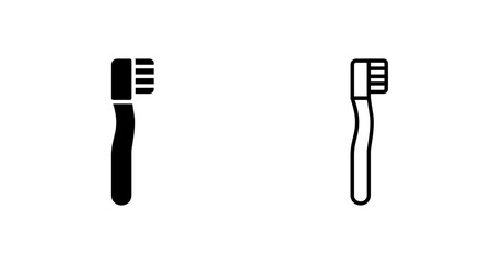 Toothbrush Vector Icon