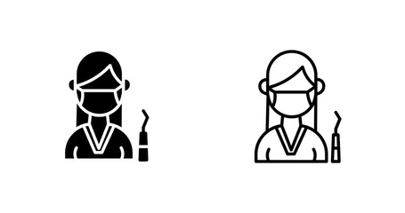 Dental Assistant Vector Icon