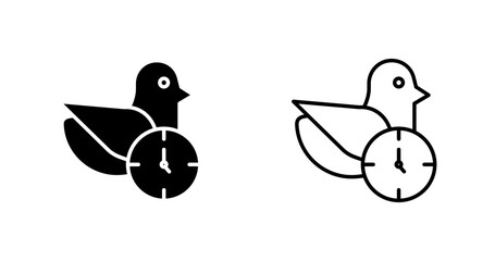Early Bird Vector Icon