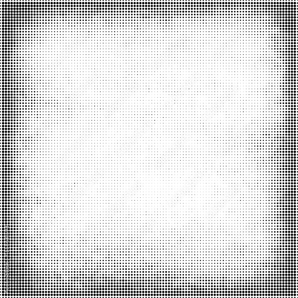 Poster Halftone background vector, abstract backdrop design with two tone pattern and copy space for edit your content	