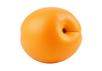 Fresh, ripe apricot and peach fruits, isolated on a white background, highlight healthy summer...