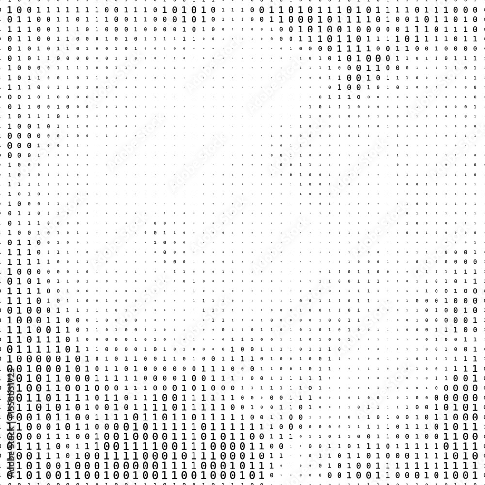 Poster Halftone background vector, abstract backdrop design with two tone pattern and copy space for edit your content	