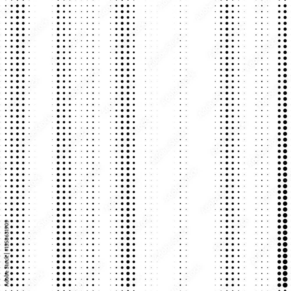 Poster Halftone background vector, abstract backdrop design with two tone pattern and copy space for edit your content	