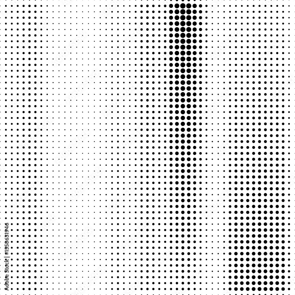 Poster Halftone background vector, abstract backdrop design with two tone pattern and copy space for edit your content	