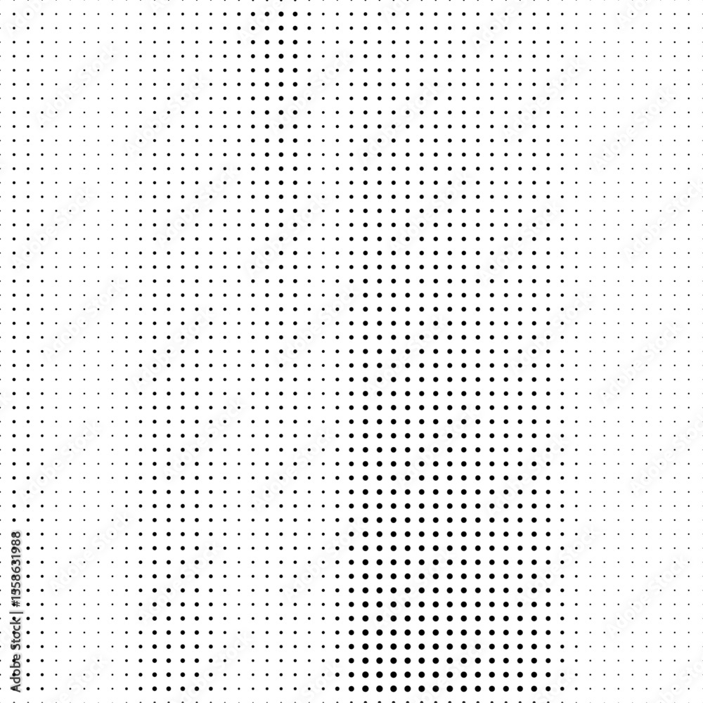Poster Halftone background vector, abstract backdrop design with two tone pattern and copy space for edit your content	