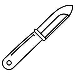 Precision Blade Minimalist Vector Illustration