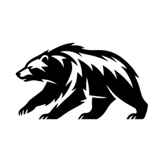 Obraz premium black bear vector 