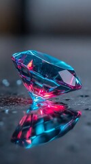 A vibrant gem, reflecting light