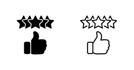 Star Rating Vector Icon