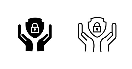 Obraz premium Cybersecurity Solutions Vector Icon