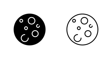 Full Moon Vector Icon