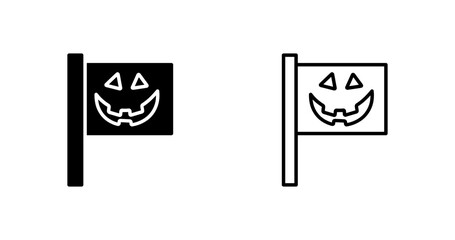 Halloween Banner Vector Icon