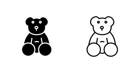 Teddy Bear Vector Icon