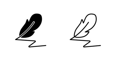 Quill Pen Vector Icon