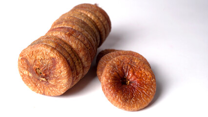 Fresh Figs or Anjeer fruit healthy vegan food concept organic dry fruits on wooden background.