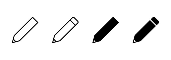 Pencil icon vector. pen sign and symbol. edit icon vector
