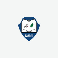 3651 educational logo school college university learning institute book academy organization
