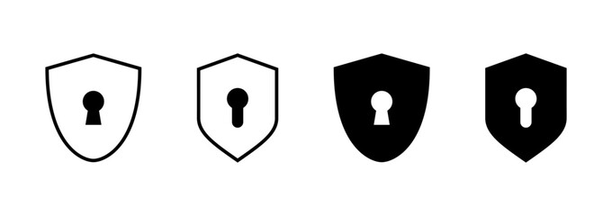 Security icon vector. protection sign and symbol. privacy. vpn
