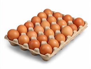 A carton of eggs with a single egg missing