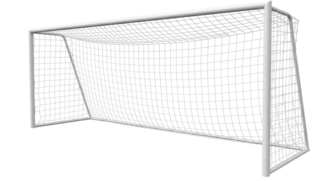 Isolated Soccer Goal