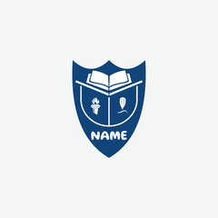 3726 educational logo school college university learning institute book academy organization
