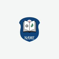3754 educational logo school college university learning institute book academy organization