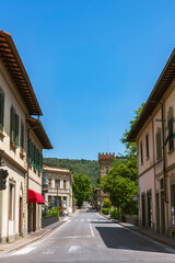 Empty Street In Greve In Chianti