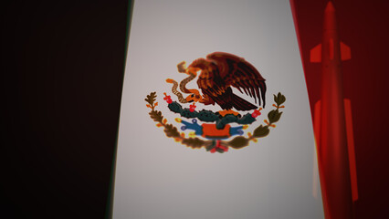 A 3D Nuclear Warhead with Overlaid Mexico Flag

No AI was used in the making of this content....