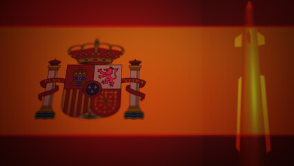 A 3D Nuclear Warhead with Overlaid Spain Flag

No AI was used in the making of this content....