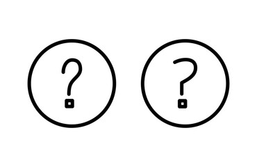 Question icon vector illustration. question mark sign and symbol