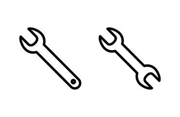Wrench icon vector illustration. repair icon. tools sign and symbol