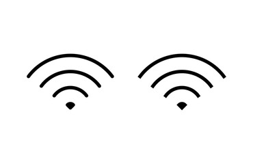 Wifi icon vector illustration. signal sign and symbol. Wireless  icon