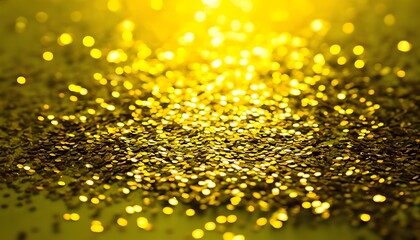 Yellow Glittery background. Wallpaper.
