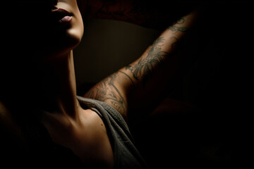 frau tattoo, tatoo, tätowiert, vorlage, motiv, rücken, arm, 