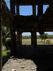 the ruins of the ancient city