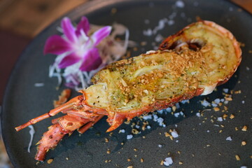 special seafood crawfish or lobster. High quality photo