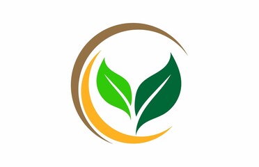 green leaf logo